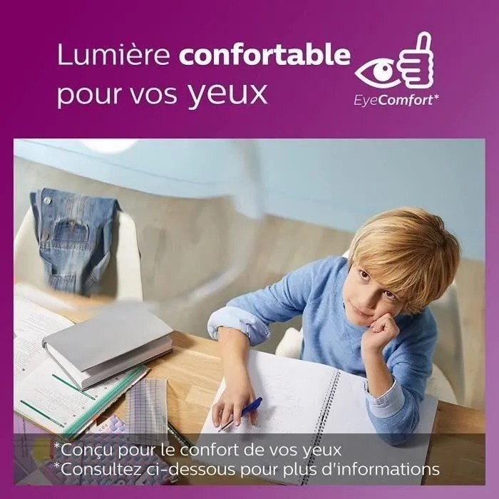 Philips Ampoule LED E27 Transparente 60W Blanc Lot de 6 - PHI8718696775059 4 Philips Ampoule LED E27 Transparente 60W Blanc Lot de 6 - PHI8718696775059 4