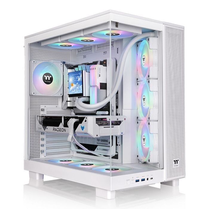 Boîtier ATX semi-tour THERMALTAKE View 380 XL TG ARGB Blanc 0 Boîtier ATX semi-tour THERMALTAKE View 380 XL TG ARGB Blanc 0