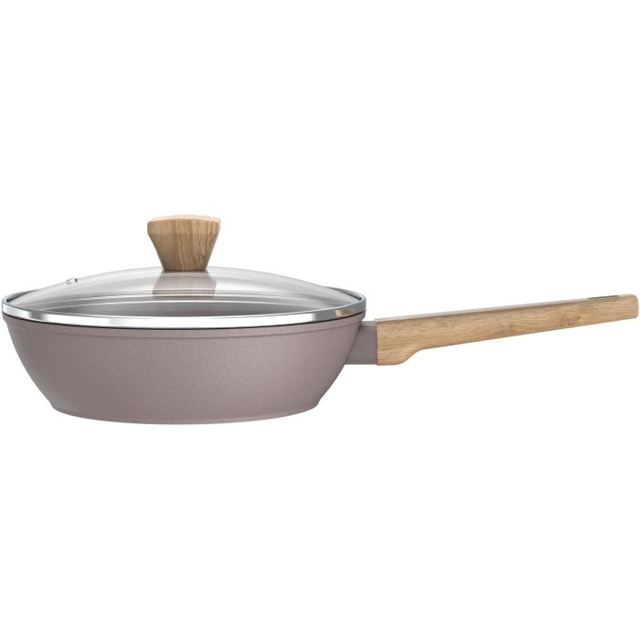Sauteuse - Tous feux dont induction - ARTHUR MARTIN - AM9910 - Revetement céramique - Ø 24 cm - Couvercle et panier inox - Taupe 5 Sauteuse - Tous feux dont induction - ARTHUR MARTIN - AM9910 - Revetement céramique - Ø 24 cm - Couvercle et panier inox - Taupe 5