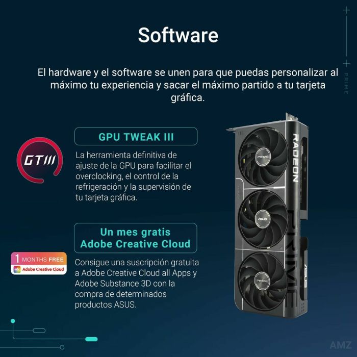 Carte Graphique Asus 90YV0LF1-M0NA00 GDDR6 RADEON RX 9060 XT 16 GB 27 Carte Graphique Asus 90YV0LF1-M0NA00 GDDR6 RADEON RX 9060 XT 16 GB 27