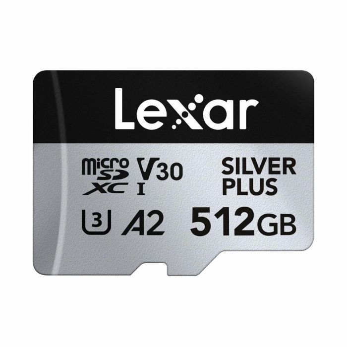Carte Mémoire Micro SD avec Adaptateur Lexar LMSSIPL512G-BNANG 512 GB 8