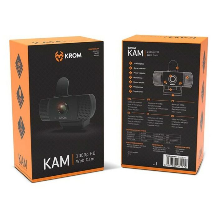 Webcam Krom Kam Full HD 1 Webcam Krom Kam Full HD 1