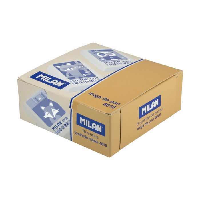Gomme Milan 4018 Blanc 18 Pièces 3 Gomme Milan 4018 Blanc 18 Pièces 3