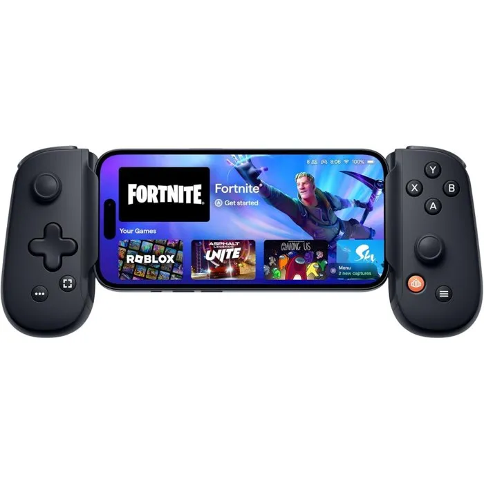 Backbone One PlayStation Edition - Manette filaire pour iPhone - Noir - Compatible Xbox Game Pass, Apple Arcade et streaming Backbone One PlayStation Edition - Manette filaire pour iPhone - Noir - Compatible Xbox Game Pass, Apple Arcade et streaming