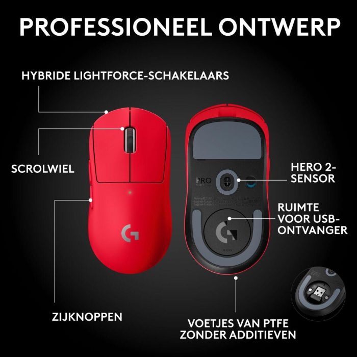 Souris Logitech 910-007551 Rouge 44000 dpi 4