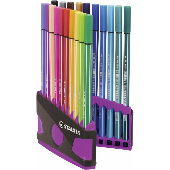 Ensemble de Marqueurs Stabilo Pen 68 Multicouleur 1