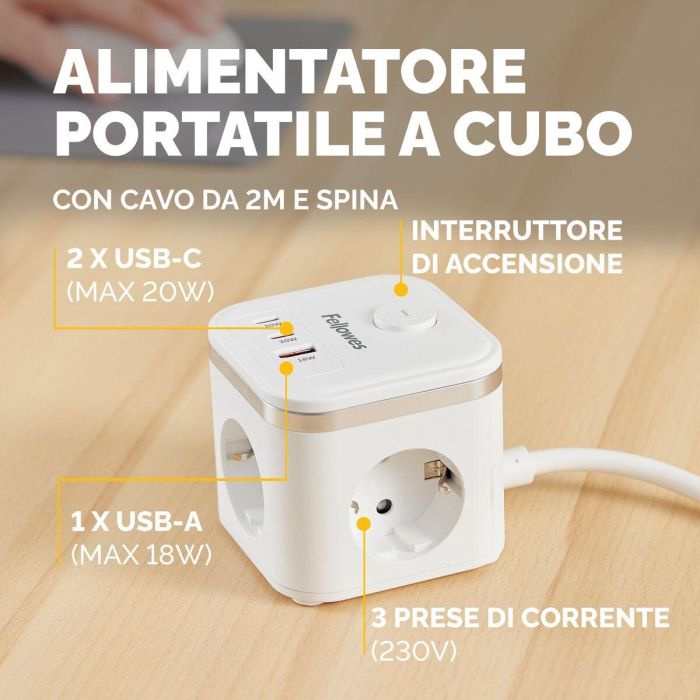 Réglette Fellowes 100137167 Noir (2 m) 3