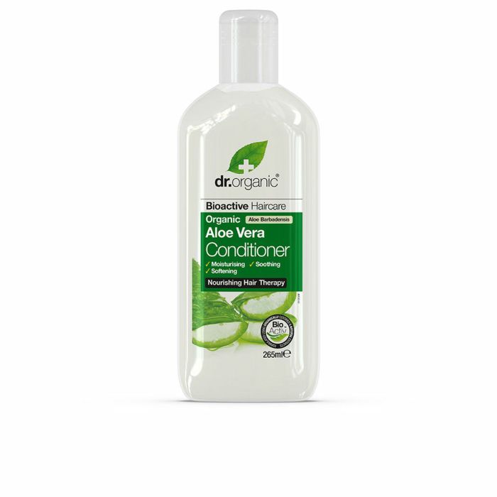 Dr. Organic Après-Shampoing Aloé Véra 265 ml Cheveux Hydratés et Soin Naturel