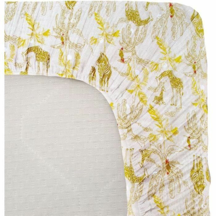 Domiva Drap-housse en jersey Luna de Miel 70 x 140 cm Coton Élastique certifié OEKO-TEX