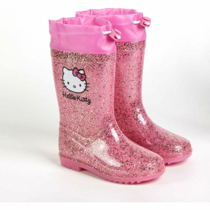 Bottes en Caoutchouc pour Enfants Hello Kitty Fuchsia 39 2