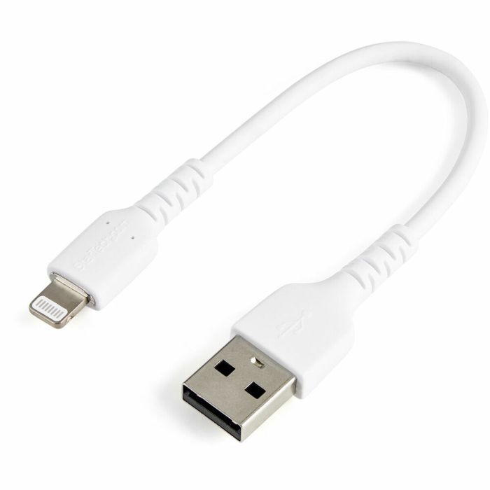 Câble USB vers Lightning Startech RUSBLTMM15CMW Blanc USB A 0 Câble USB vers Lightning Startech RUSBLTMM15CMW Blanc USB A 0