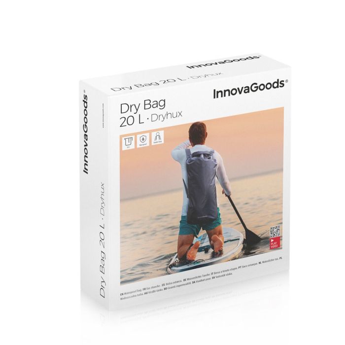 Sac de Sport Étanche Imperméable Dryhux InnovaGoods 20 L 1 Sac de Sport Étanche Imperméable Dryhux InnovaGoods 20 L 1