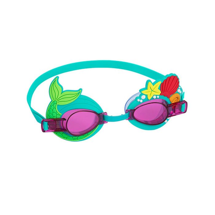 Bestway Lunettes de Natation Enfant Sangle en Silicone Ensemble 3 Pcs +3 Ans Plage et Piscine 21074 5