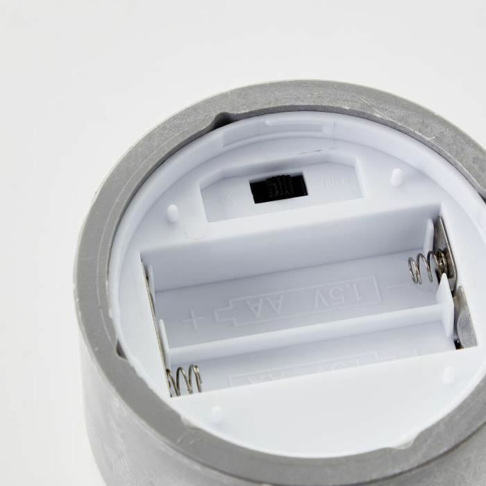 Bougie LED Brilliant Gris Plastique 2