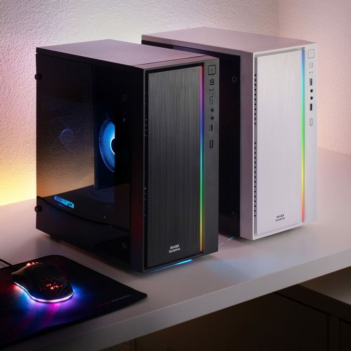 Boîtier mini-tour Micro ATX / ITX Mars Gaming MCM Noir 19