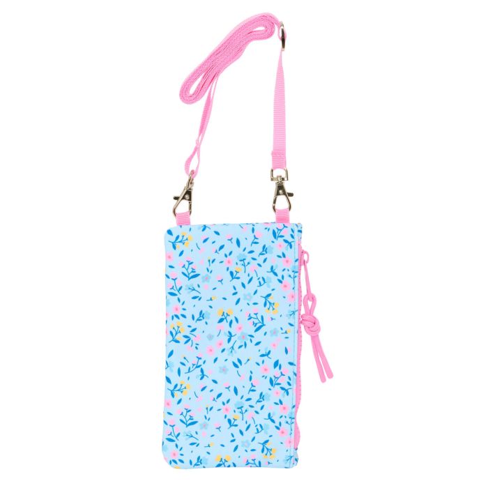 Sac pour téléphone portable Vicky Martín Berrocal Paraíso Bleu Rose 1 Sac pour téléphone portable Vicky Martín Berrocal Paraíso Bleu Rose 1