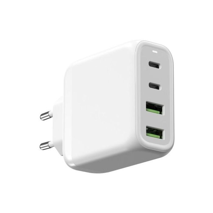 Z ALLNET Ersatznetzteil QC USB-C PD GaN Netzteil Power Supply68Watt 2x USB Typ-A QC 2x USB Typ-C**EU PLUG** 1