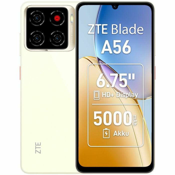 Smartphone ZTE P606F21-GD Unisoc 4 GB RAM 64 GB Doré 7 Smartphone ZTE P606F21-GD Unisoc 4 GB RAM 64 GB Doré 7