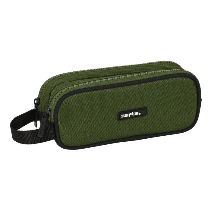 Trousse Fourre-Tout Double Safta Dark forest Noir Vert 21 x 8 x 6 cm 0 Trousse Fourre-Tout Double Safta Dark forest Noir Vert 21 x 8 x 6 cm 0