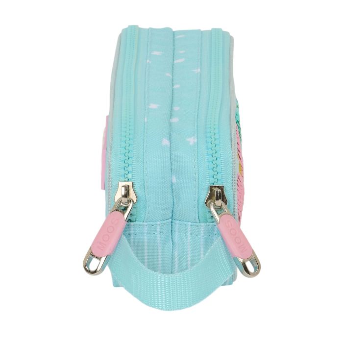 Trousse Fourre-Tout Double Moos Butterflies Bleu clair 21 x 8 x 6 cm 2 Trousse Fourre-Tout Double Moos Butterflies Bleu clair 21 x 8 x 6 cm 2