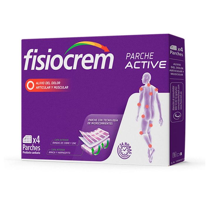 Patch Actif Fisiocrem 4 Unidades