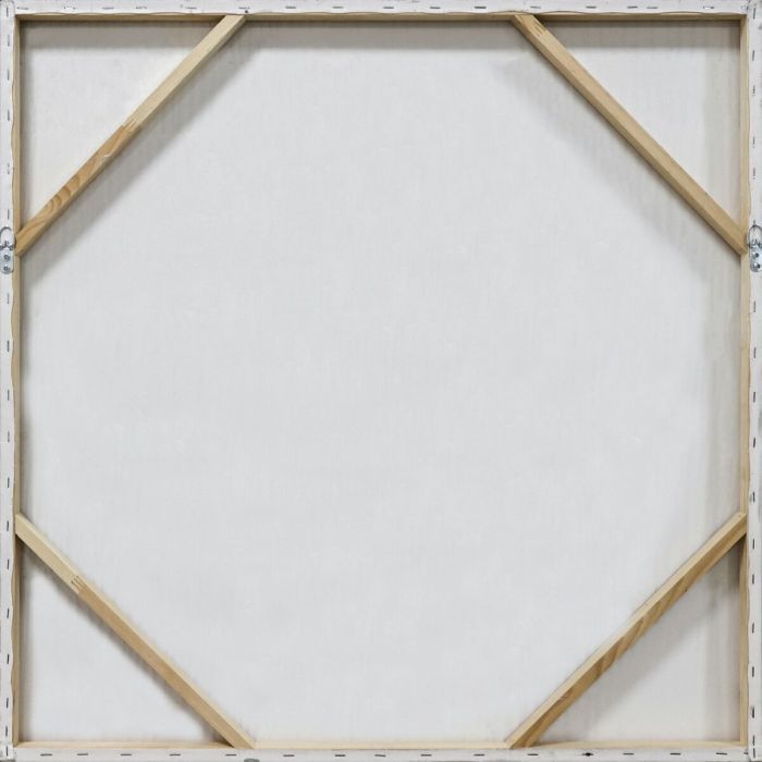 Toile Home ESPRIT Blanc Noir Moderne 80 x 4 x 80 cm (2 Unités) 2