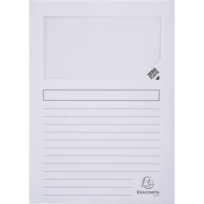 Sous-dossier Exacompta Forever Blanc A4 100 Pièces (4 Unités) 4