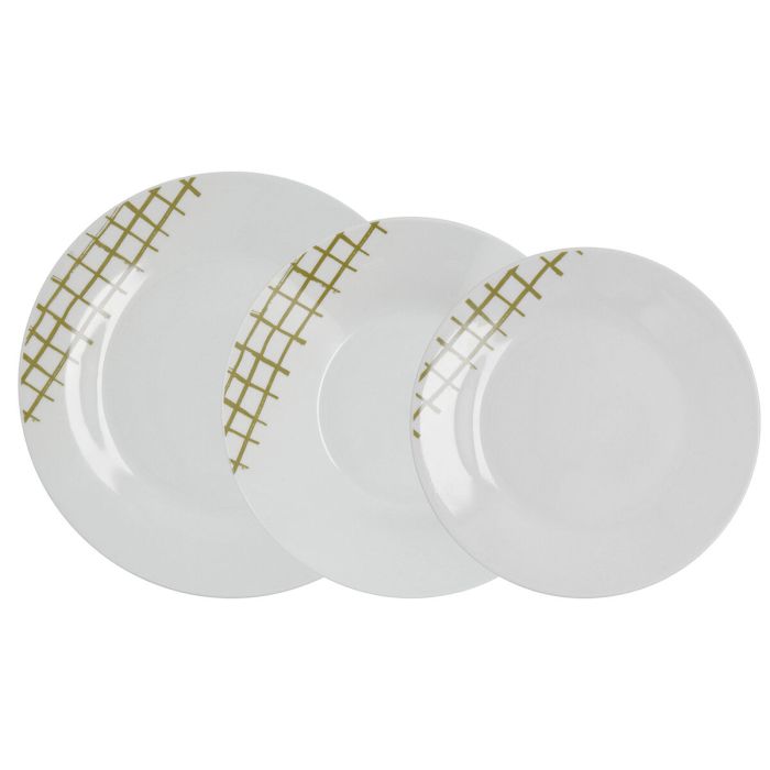 Assiettes Quid Kansas Vert Céramique 18 Pièces 0 Assiettes Quid Kansas Vert Céramique 18 Pièces 0