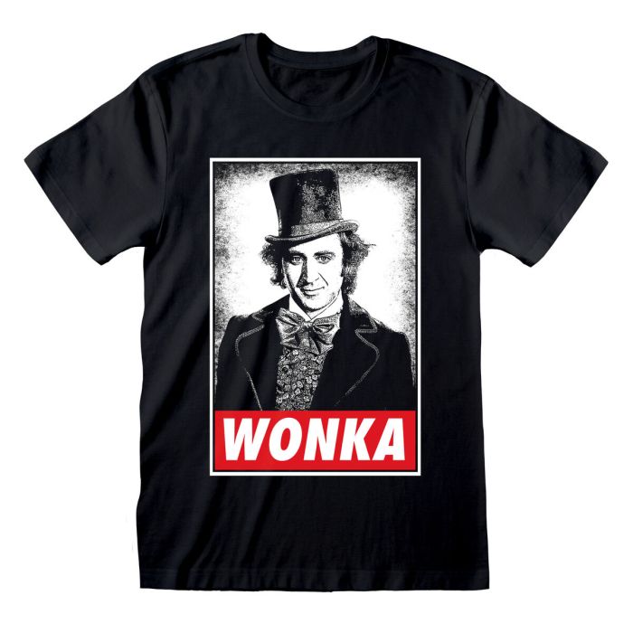 T-shirt à manches courtes unisex Willy Wonka Wonka Noir 0 T-shirt à manches courtes unisex Willy Wonka Wonka Noir 0
