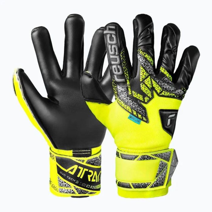 Gants de Gardien de But Reusch Attrakt Duo safe Jaune Adultes 3