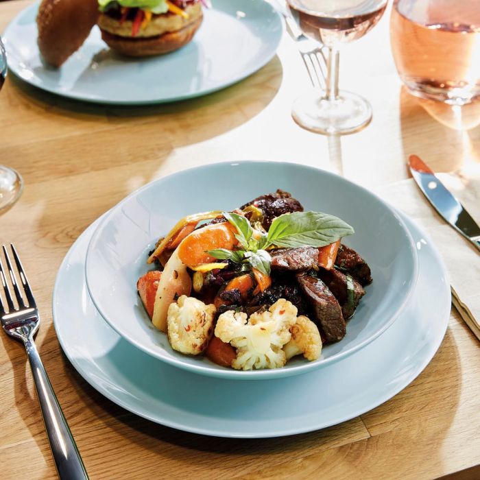 Plato Llano Vidrio Opal Diwali Paradise Luminarc 25 cm 1