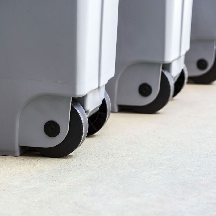 Poubelle recyclage Denox Bleu Gris 1