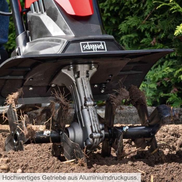 Scheppach Motobineuse MTE380 électrique 1050W 3