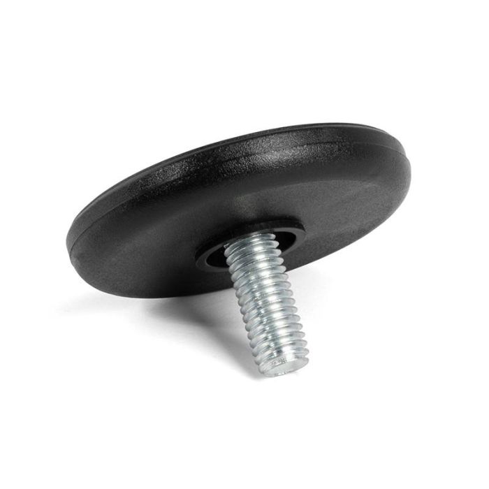 Pie Nivelador Toni Ø50 M8X18 Negro Herrajes Alk 1