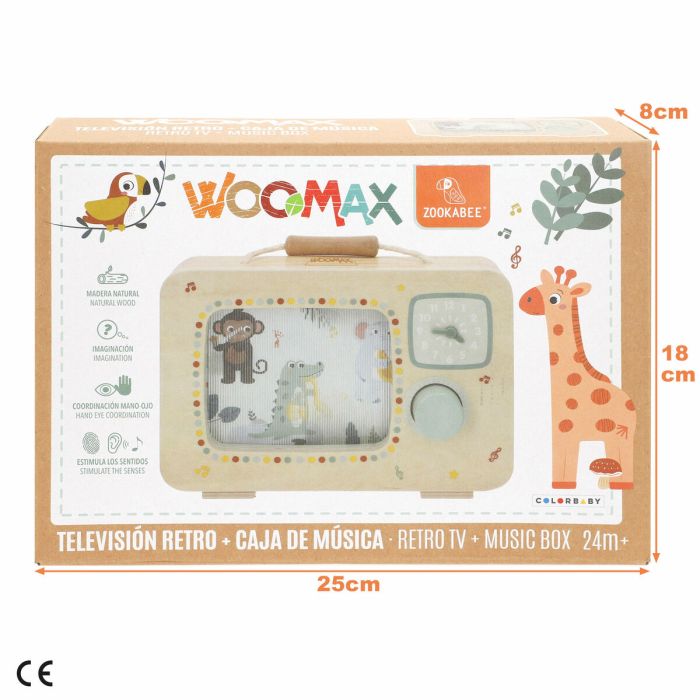 Jouet interactif Woomax 24 x 17 x 5 cm (4 Unités) 1