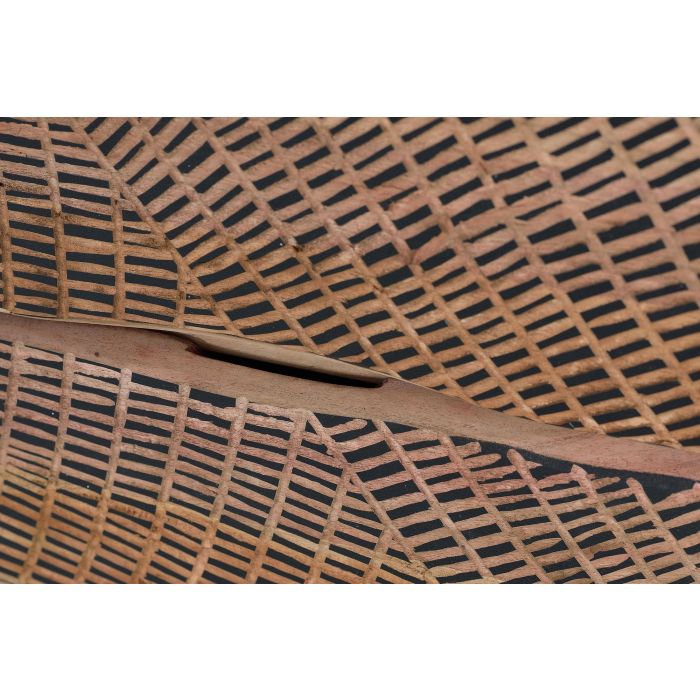 GINER Y COLOMER - Table de chevet en bois d'acacia et pieds métal, tiroir, dimensions: 20 x 57 x 9cm (h) - Teinte naturelle 4