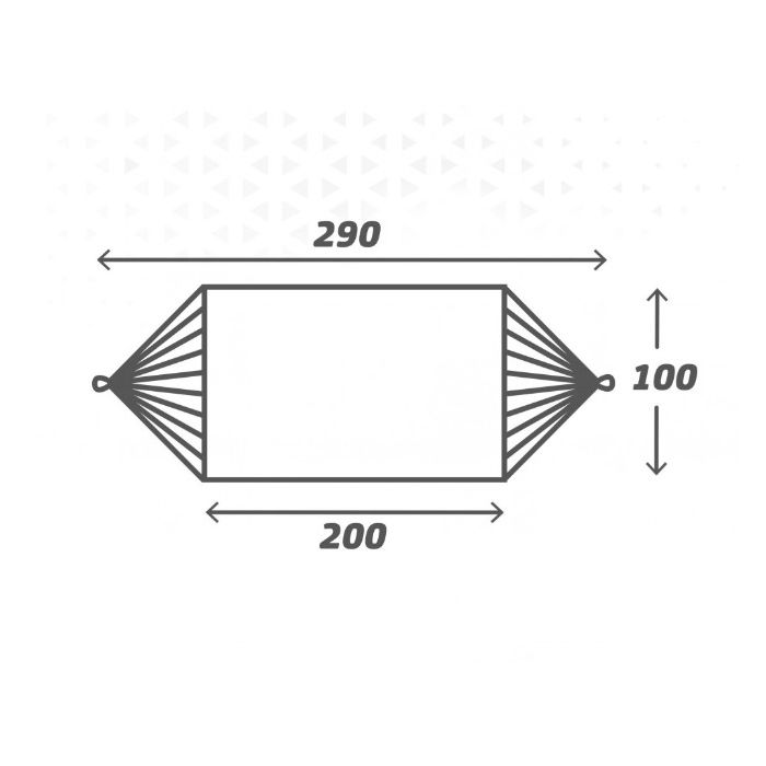 Hamac Aktive Bleu 200 x 0,4 x 100 cm (6 Unités) 1 Hamac Aktive Bleu 200 x 0,4 x 100 cm (6 Unités) 1
