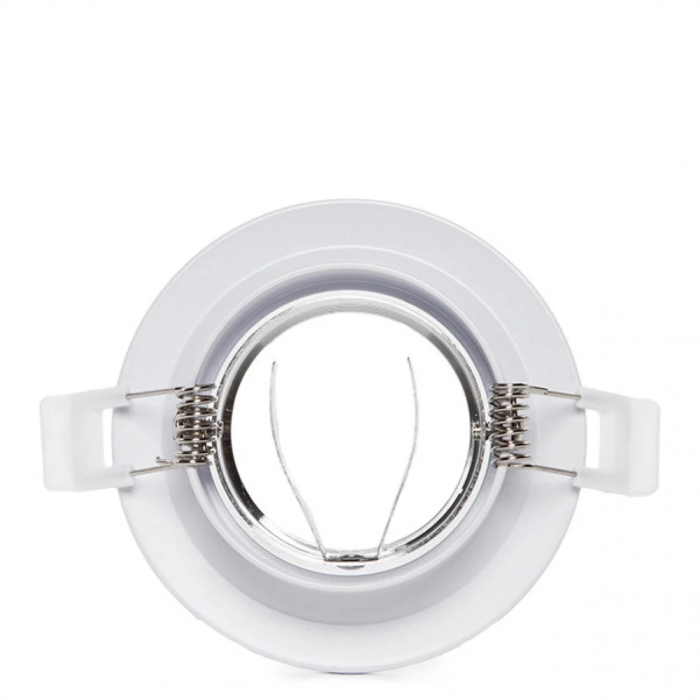Plafonnier LED Encastré Rond GU10 Ø92mm - Blanc 2 Plafonnier LED Encastré Rond GU10 Ø92mm - Blanc 2