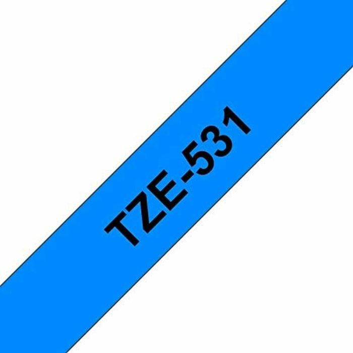 Ruban Laminé pour Etiqueteuses Brother Tape TZE531 Bleu 12 mm 0 Ruban Laminé pour Etiqueteuses Brother Tape TZE531 Bleu 12 mm 0