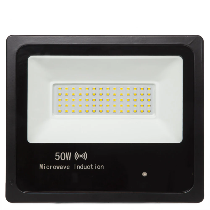 Projecteur LED 50W 6000Lm 4200K IP65 avec Détecteur de Mouvement Intégré 40.000H [1916-NS-HVFL50W-L-W] 1