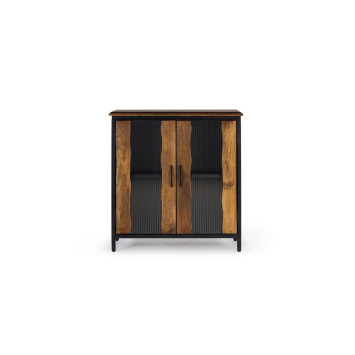 GINER Y COLOMER Buffet Industriel en Bois de Mango et Métal Noir, 2 Portes, Dimensions 90 x 87 x 37 cm, Couleur Noir et Naturel 0 GINER Y COLOMER Buffet Industriel en Bois de Mango et Métal Noir, 2 Portes, Dimensions 90 x 87 x 37 cm, Couleur Noir et Naturel 0