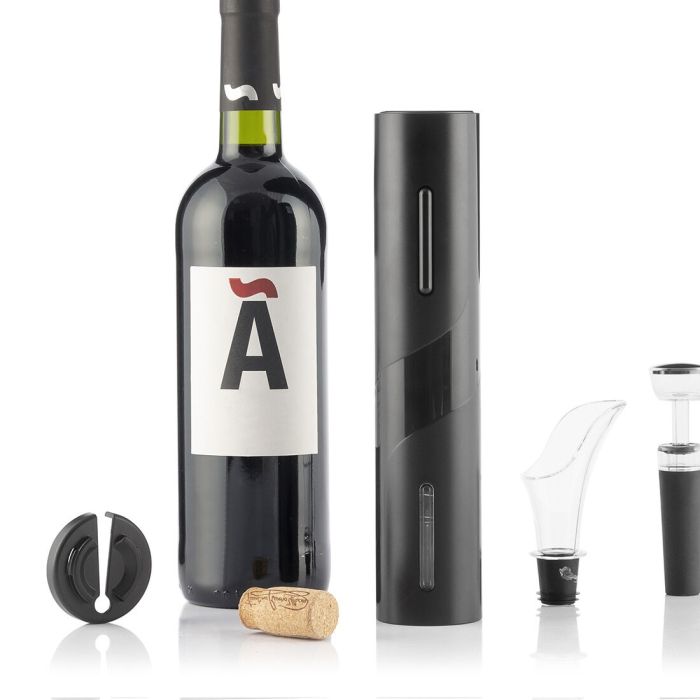 Tire-bouchon Électrique avec Accessoires pour le Vin Corking InnovaGoods 4
