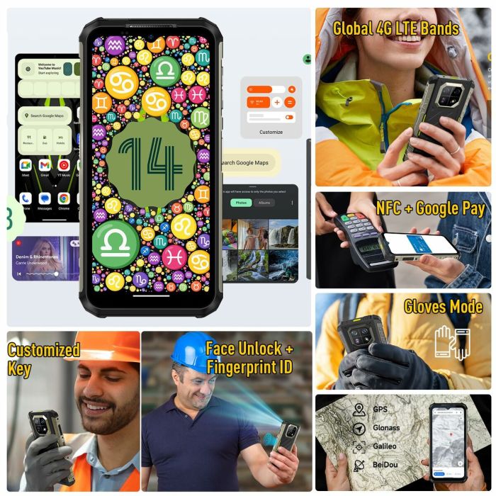 Smartphone Ulefone ARMOR X32 12 GB RAM 128 GB Noir 3