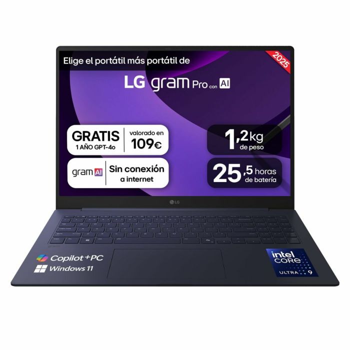 Ordinateur Portable LG 16Z90TS-G.AU99B 16" 32 GB RAM 1 TB SSD 23 Ordinateur Portable LG 16Z90TS-G.AU99B 16" 32 GB RAM 1 TB SSD 23