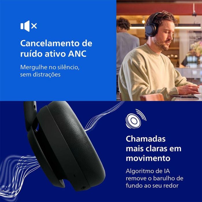 Casque Philips TAH6509BK Noir 8 Casque Philips TAH6509BK Noir 8