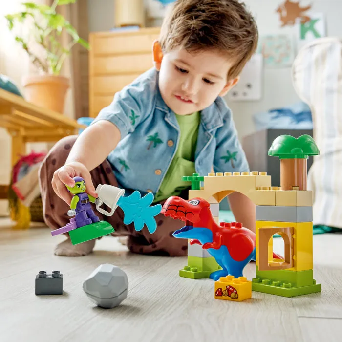 LEGO DUPLO Marvel 10463 Set de Construction 25 Pièces Spidey-Rex contre le Bouffon Vert, Jouet pour Enfants Dès 2 Ans