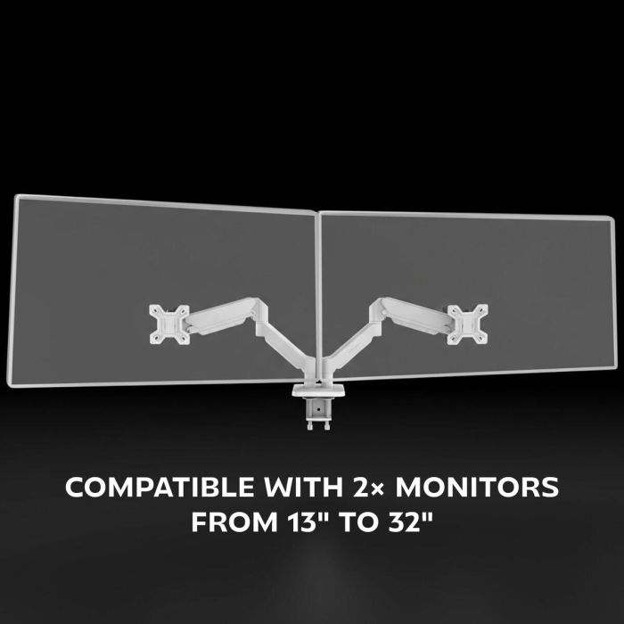 Support de table d'écran Mars Gaming MARMPRO2W 32" 10" (2 Unités) 5