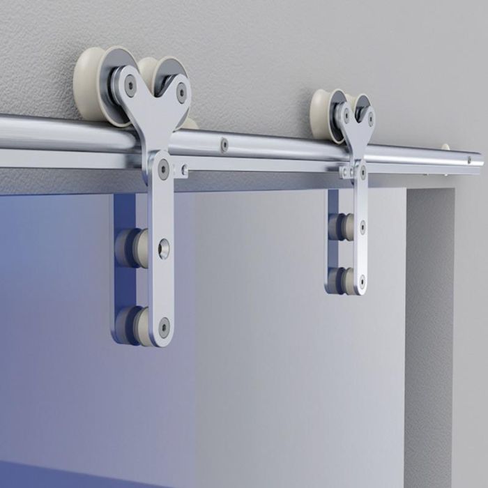 Kit Herrajes Puerta Cristal Venus Acabado Cromo Y Negro Acabado Negro Herrajes Alk 1 Kit Herrajes Puerta Cristal Venus Acabado Cromo Y Negro Acabado Negro Herrajes Alk 1