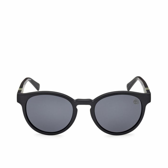 Timberland Lunettes de soleil homme rondes polarisées TB9323 02D noir