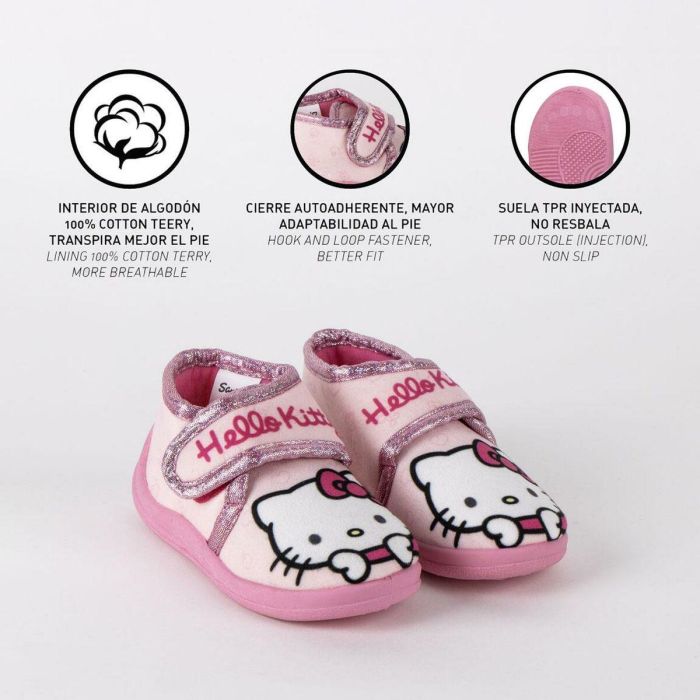 Chaussons Hello Kitty Rose 6